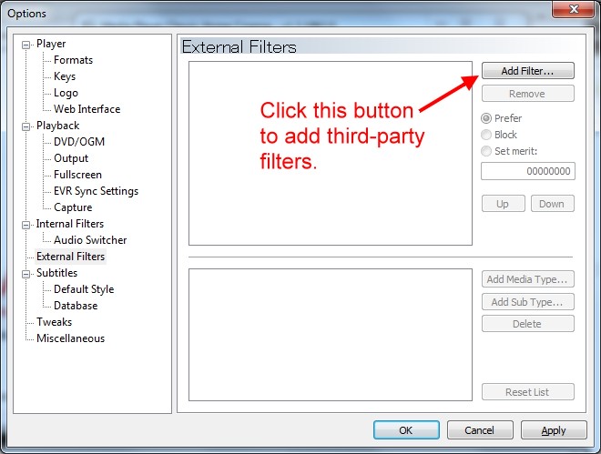 How To Add External Dxva Enabled H 264 Codecs In Mpc Hc To Replace The Internal Mpc Hc H 264 Decoder